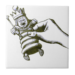 Der Schach-König Tenniel Fliese