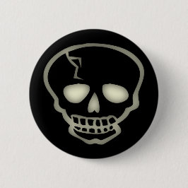 Der Schädel-Knöpfe des Skeletts Button