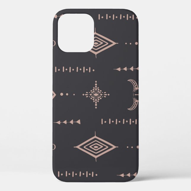 Der Schädel von Boho, ethnisch nahtlos. Case-Mate iPhone Hülle (Rückseite)