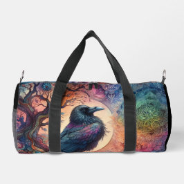 Der Schädelbaum des Lebens Mandala Pagan Duffle Bag