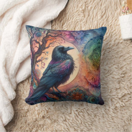 Der Schädelbaum des Lebens Mandala Pagan Kissen