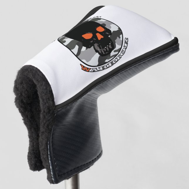 Der Schädelkrieger Golf Headcover (3/4 Vorderseite)