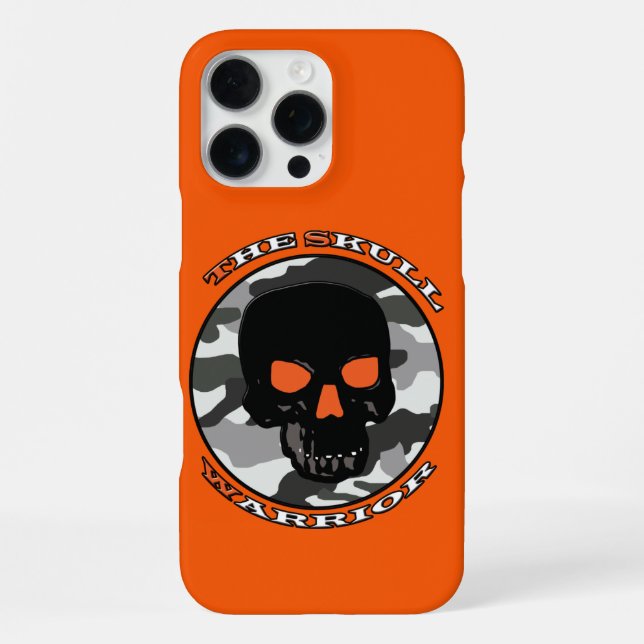 Der Schädelkrieger iPhone Hülle (Rückseite)
