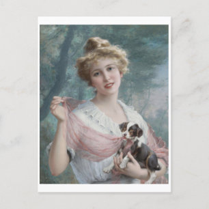 Der Schalkhafte Welpe (1915) Emile Vernon Postkarte