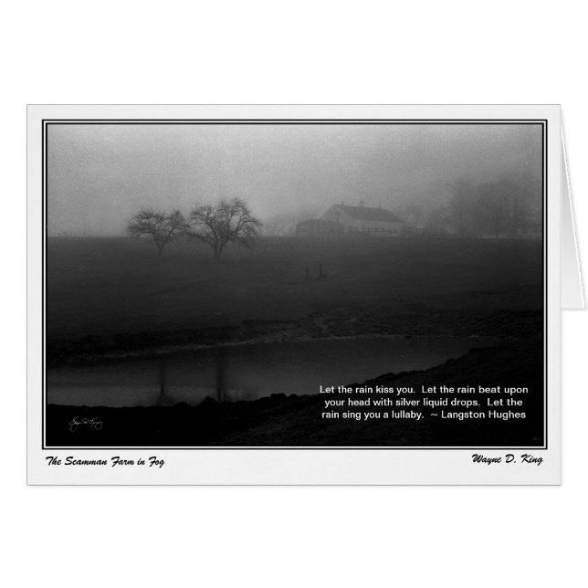 Der Schamanenbaum wurde in Nebel umwickelt (Vorderseite (Horizontal))