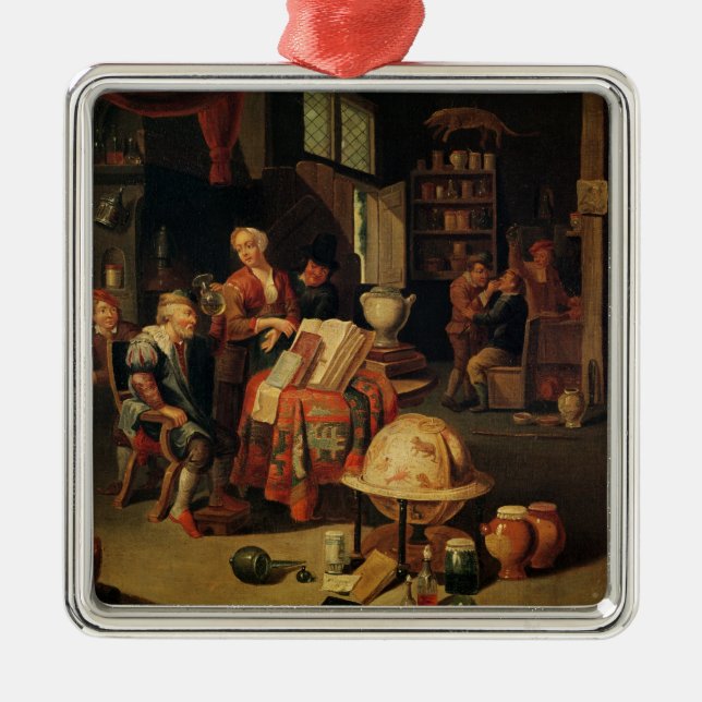 Der Scharlatan Silbernes Ornament (Vorne)