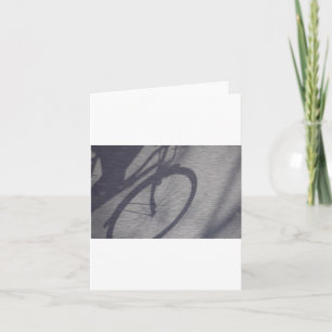 Der Schatten des Cards Fahrrads Karte