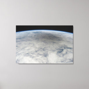 Der Schatten des Mondes, der auf dem Nordpazifik v Leinwanddruck