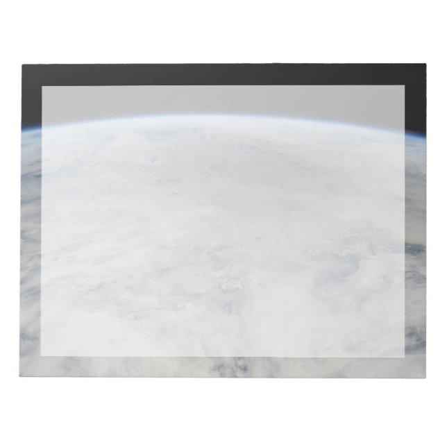 Der Schatten des Mondes, der auf dem Nordpazifik v Notizblock (Vorderseite)