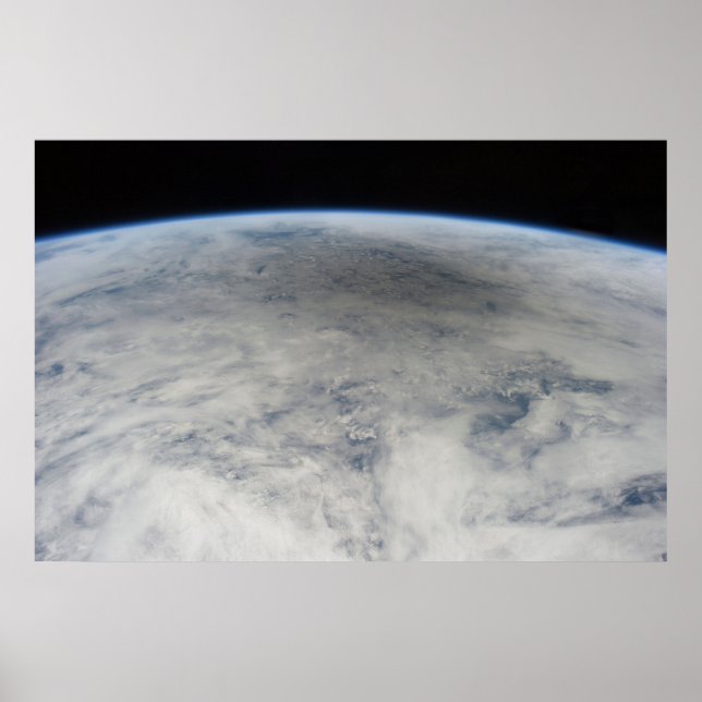 Der Schatten des Mondes, der auf dem Nordpazifik v Poster (Vorne)