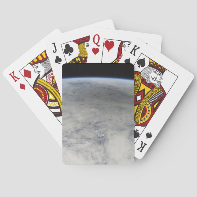 Der Schatten des Mondes, der auf dem Nordpazifik v Spielkarten (Rückseite)