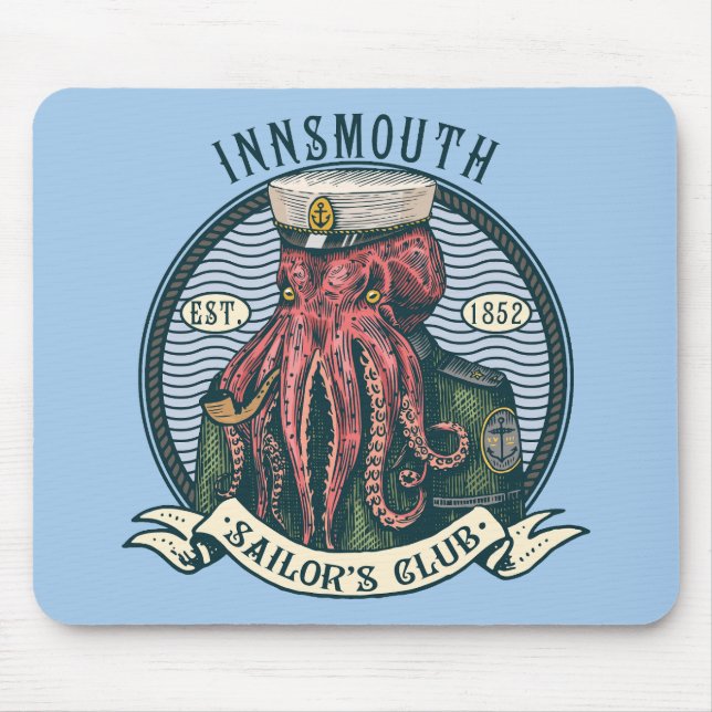 Der Schatten über Innsmouth Lovecraft Cthulhu Sail Mousepad (Vorne)