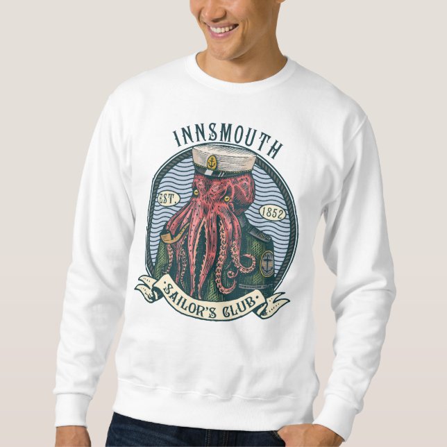 Der Schatten über Innsmouth Lovecraft Cthulhu Sail Sweatshirt (Vorderseite)