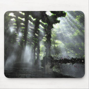 Der schattige Pfad (Mousepad) Mousepad