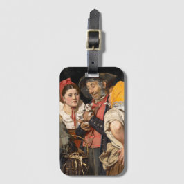 Der Schatz des alten Mannes (Die Katze) (von Karl  Gepäckanhänger