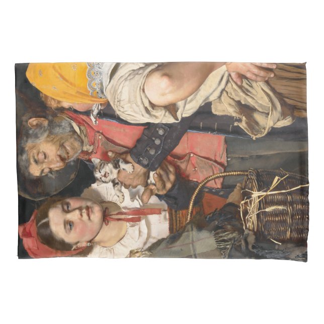 Der Schatz des alten Mannes (Die Katze) (von Karl  Kissenbezug (Vorderseite)