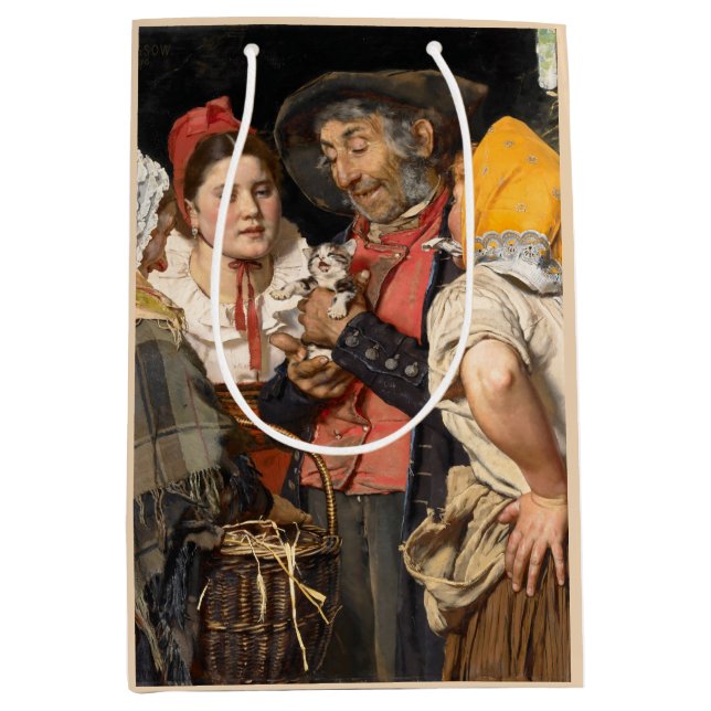 Der Schatz des alten Mannes (Die Katze) (von Karl  Mittlere Geschenktüte (Vorderseite)