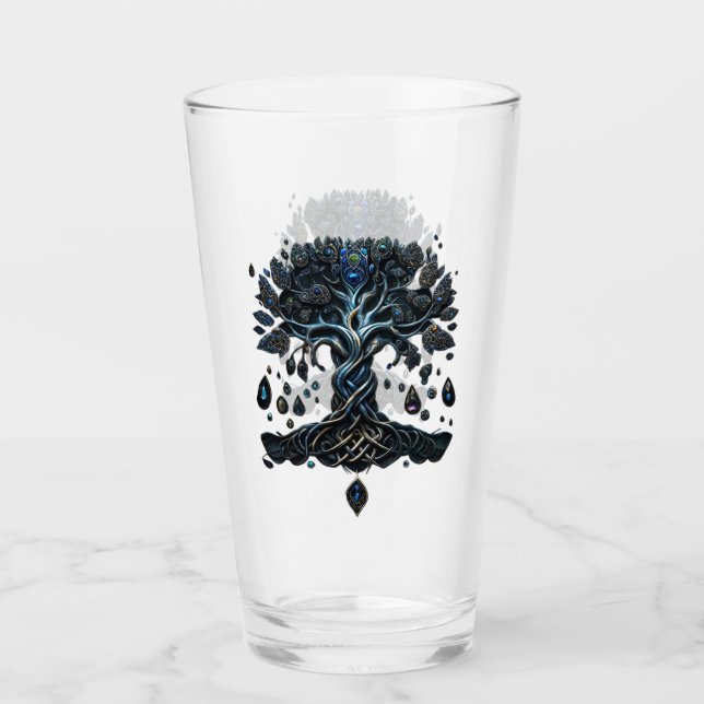 Der Schein des Baumes des Lebens die Edelsteine de Glas (Vorderseite)