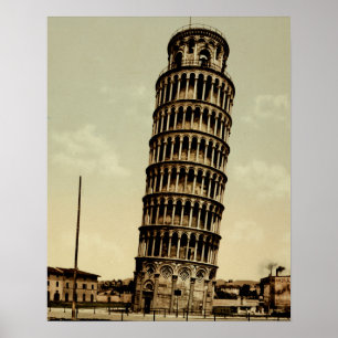 Der Schiefe Turm Pisa Italien Poster