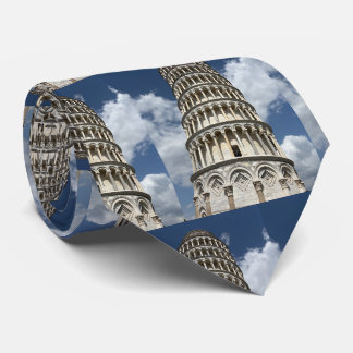 Der schiefe Turm von Pisa in Italien Landmarke Ita Krawatte