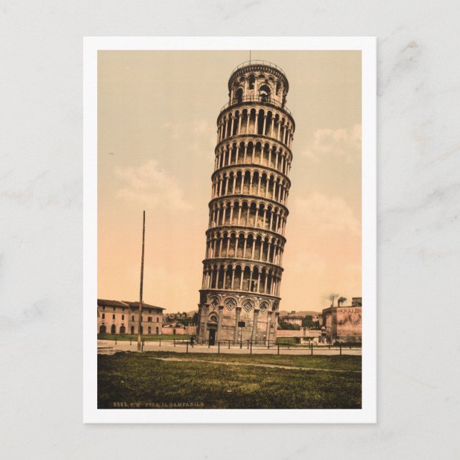 Der Schiefe Turm von Pisa, Toskana, Italien Postkarte (Vorderseite)