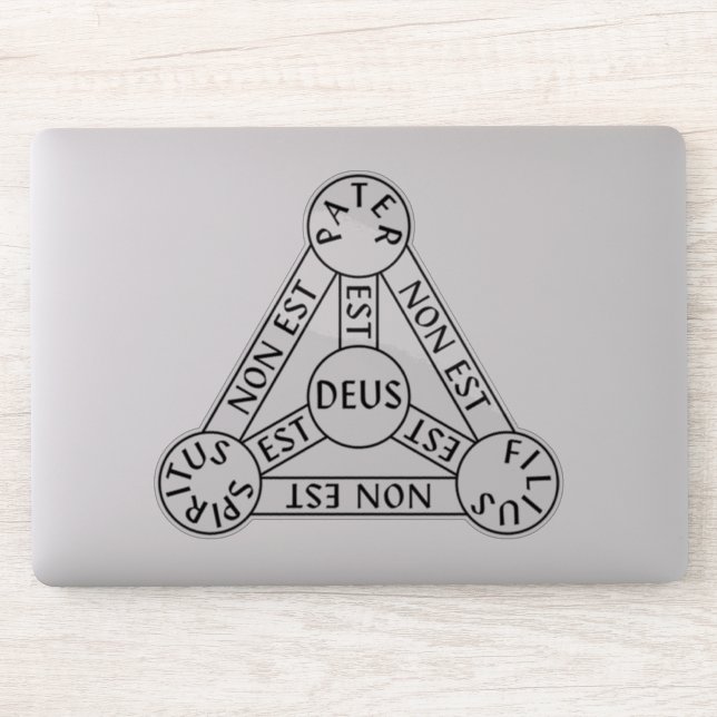 Der Schild der Dreifaltigkeit Aufkleber (Computer)