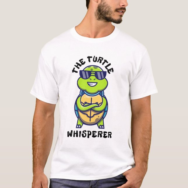 Der Schildkrötenflüsterer T-Shirt (Vorderseite)
