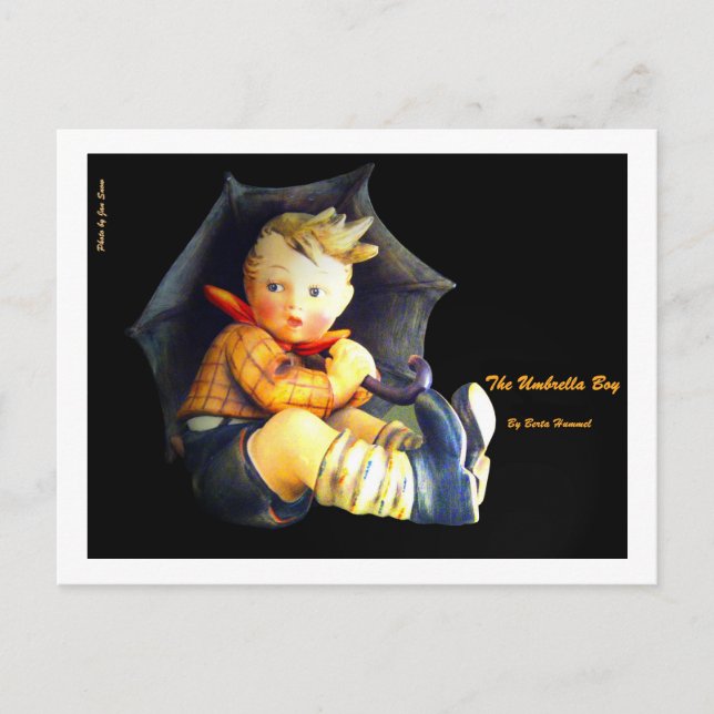 Der Schirmjunge Postkarte (Vorderseite)