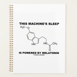 Der Schlaf dieser Maschine wird von Melatonin ange Planer
