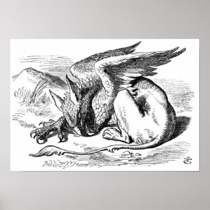Der schlafende Griffin Poster