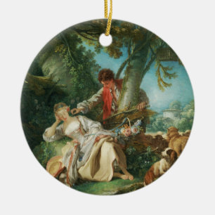 Der Schlafstopp von François Boucher Keramik Ornament