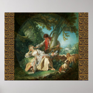 Der Schlafstopp von François Boucher Poster