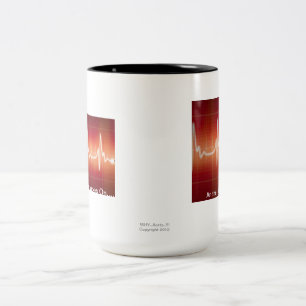 "Der Schlag geht auf ....... Zweifarbige Tasse