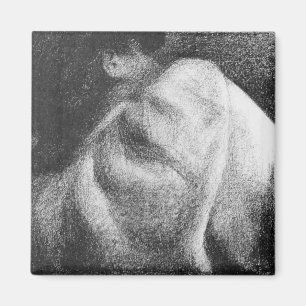 Der Schläger von Georges Seurat Magnet
