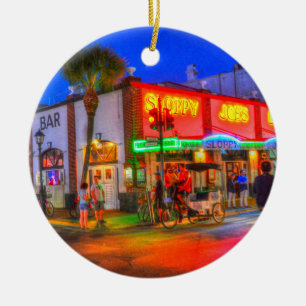 Der schlampige Joe's Key West Keramikornament