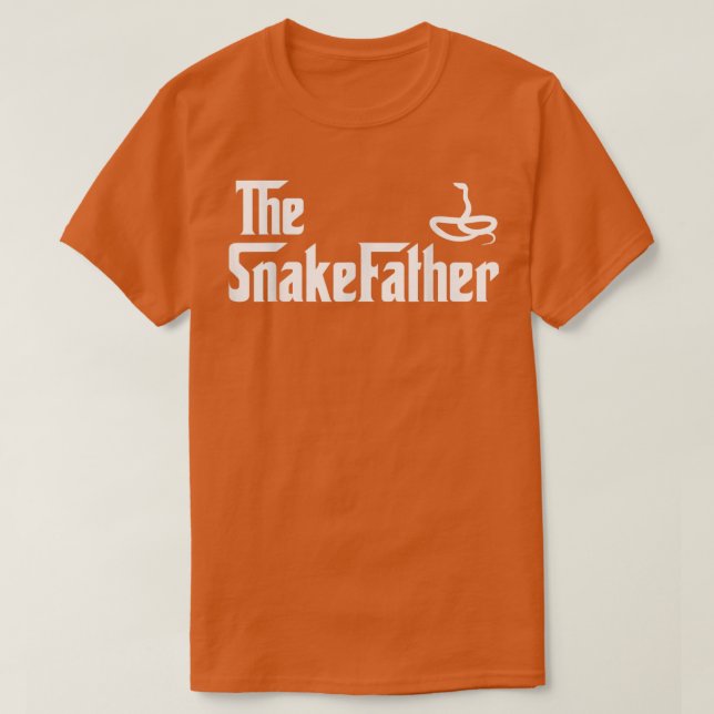 Der Schlangenvater Reptile Lover T-Shirt (Design vorne)