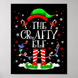 Der schlaue Elf Lustiger Xmas-Elf passend zur Fami Poster