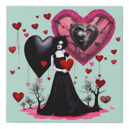 Der schleichende Willow Künstlicher Leinwanddruck