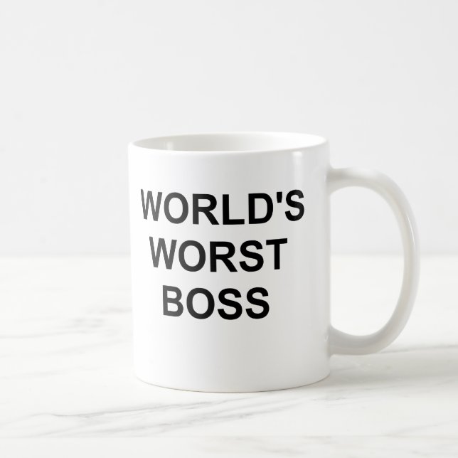 Der schlimmste Boss der Welt Kaffeetasse (Rechts)
