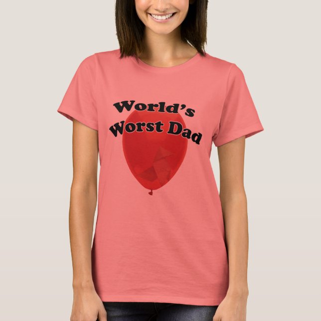 Der schlimmste Vater der Welt T-Shirt (Vorderseite)