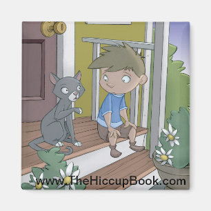 Der Schluckauf-Buchmagnet - die Katze Magnet
