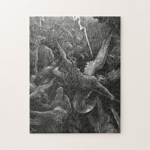Der Schlund der Hölle von Gustave Dore Puzzle