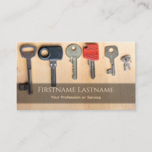 Der Schlüssel zu Ihrem Erfolg in Schlüsselsperren  Visitenkarte