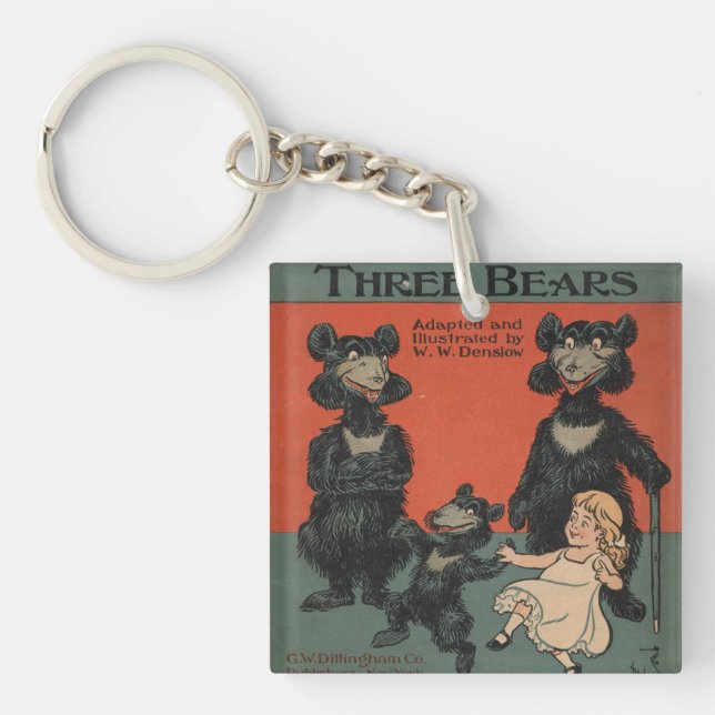 Der Schlüsselanhänger der drei Bären (Vorderseite)