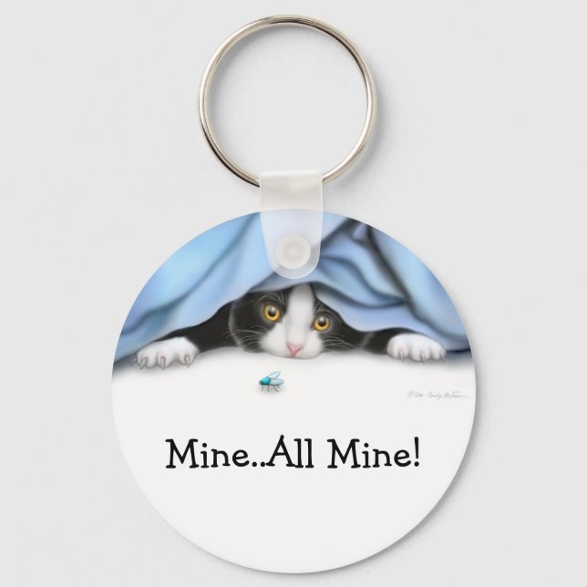 Der Schlüsselanhänger der Fly Hunter Cat (Vorderseite)