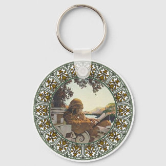 Der Schlüsselanhänger für das Buchzeichen Bookworm