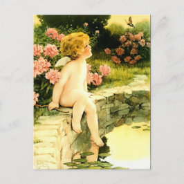 Der Schmetterling (c. 1920) Bessie Pease Gutmann Postkarte