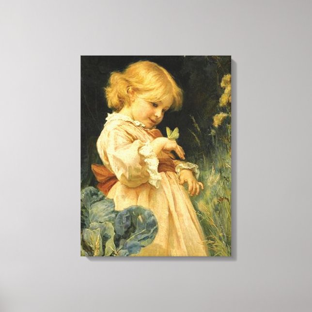 Der Schmetterling Leinwanddruck (Vorderseite)