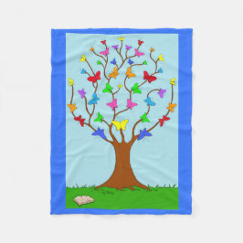 Der Schmetterlingsbaum Fleecedecke