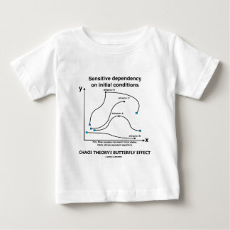Der Schmetterlingseffekt der Chaos-Theorie Baby T-shirt
